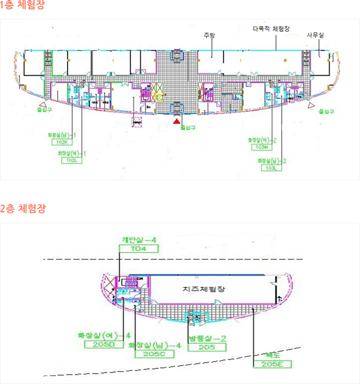 체험장 안내도